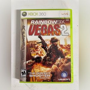 Tom Clancy's Rainbow Six Vegas 2 Xbox 360 Great Condition Complete In Box Tested